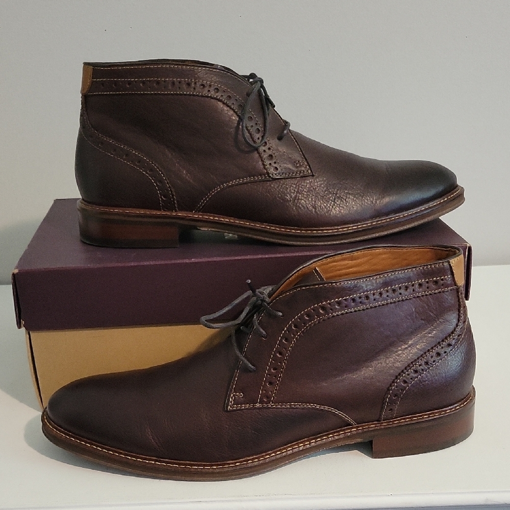Johnston & Murphy Warner Brown Chukka Boots